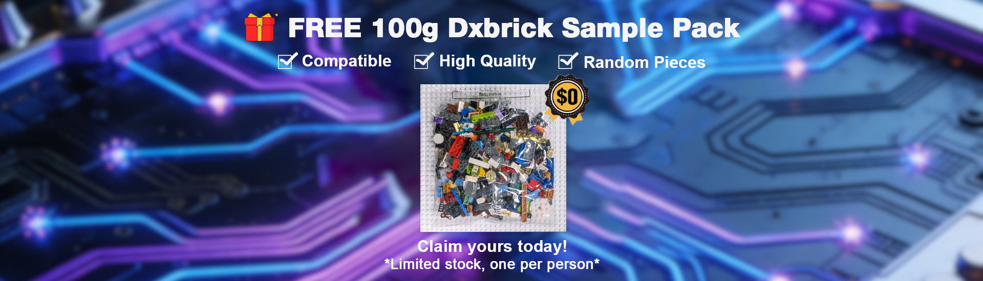 Dxbrick 100g Brick Sample Pack