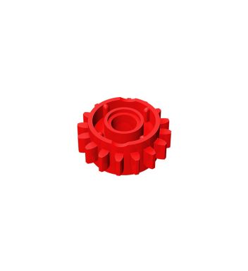 Gear 16 Tooth With Clutch On Both Sides #18946 Red