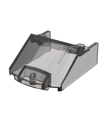 Windscreen 5 x 4 x 1 1/3 #18972 Trans-Black