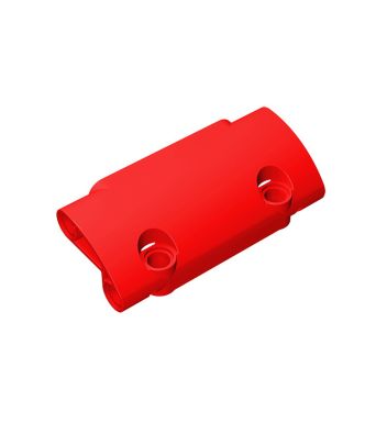 Technic Panel Curved 7 x 3 with 2 Pin Holes through Panel Surface #24119 Red