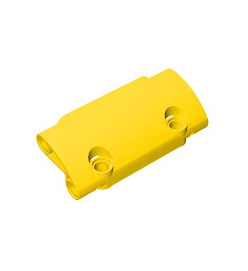 Technic Panel Curved 7 x 3 with 2 Pin Holes through Panel Surface #24119 Yellow