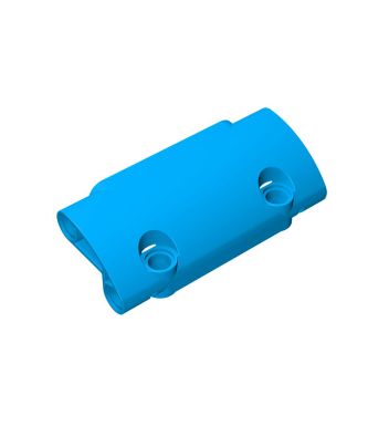 Technic Panel Curved 7 x 3 with 2 Pin Holes through Panel Surface #24119 Dark Azure