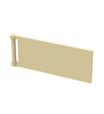 Flag 7 x 3 with Rod #30292 Tan