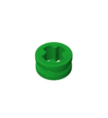 Technic Bush 1/2 Smooth with Axle Hole Semi-Reduced #32123 Green