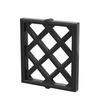 Bars For Window 1 x 2 x 2 #38320 Black
