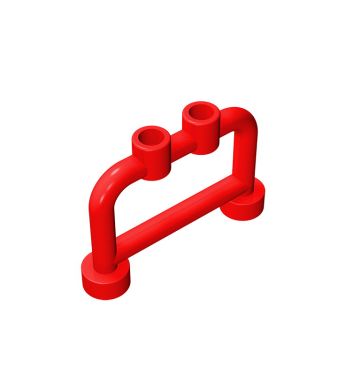 Bar 1 x 4 x 2 with Studs #4083 Red