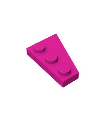 Wedge Plate 3 x 2 Left #43723 Magenta