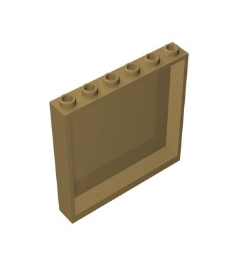 Panel 1 x 6 x 5 #59349 Dark Tan