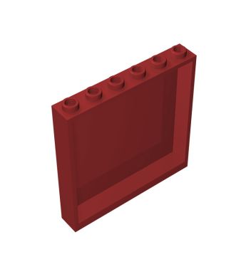Panel 1 x 6 x 5 #59349 Dark Red