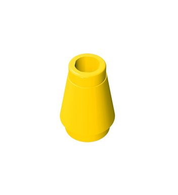 Nose Cone Small 1 x 1 #59900 Yellow