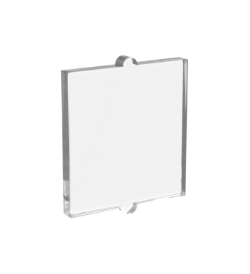 Glass for Window 1 x 2 x 2 Flat #60601 Trans-Clear