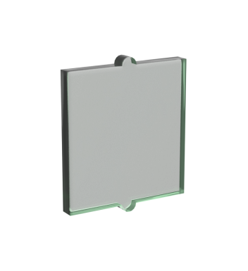 Glass for Window 1 x 2 x 2 Flat #60601 Trans-Green