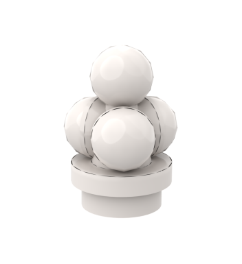 Food Ice Cream Scoops #6254 White