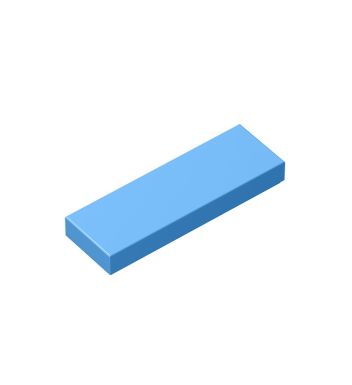 Tile 1 x 3 #63864 Medium Blue