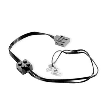 Light Unit, LED with Black Cable, Power Functions #61930 Black