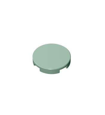 Tile Round 2 x 2 with Bottom Stud Holder #14769 Sand Green