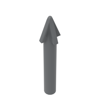 Weapon Harpoon Smooth Shaft #18041 Dark Bluish Gray