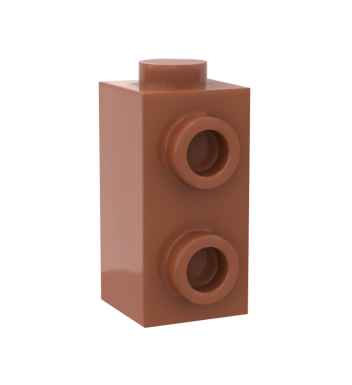 Brick Special 1 x 1 x 1 2/3 with Studs on Side #32952 Dark Orange