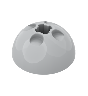 Dome Hemisphere 3 x 3 Ball Turret #44359 Light Bluish Gray