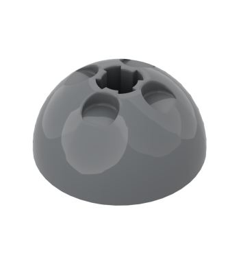 Dome Hemisphere 3 x 3 Ball Turret #44359 Dark Bluish Gray