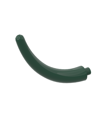 Animal Body Part / Plant, Tail / Claw / Horn / Branch / Tentacle, End Section #40379 Dark Green
