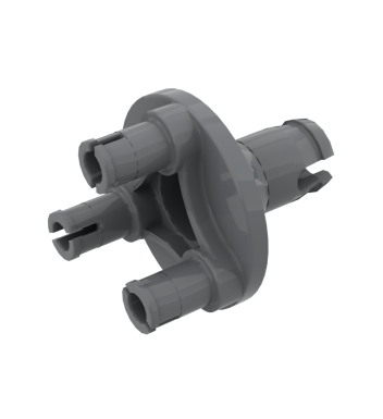 Technic Steering Hub for Portal Axle #92909 Dark Bluish Gray