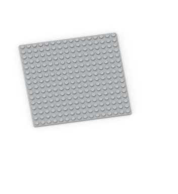 Baseplate 16 x 16 #6098 Light Bluish Gray