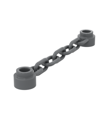 Chain 5 links #92338 Dark Bluish Gray