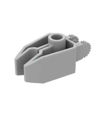 Hinge 1 x 3 Locking with 2 Fingers and Claw End #41529 Light Bluish Gray