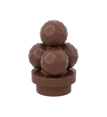 Food Ice Cream Scoops #6254 Reddish Brown