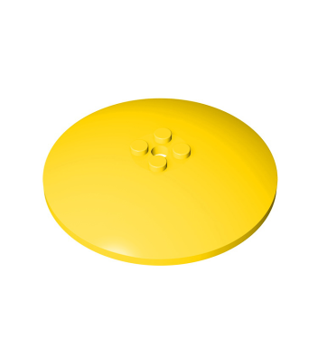 Dish 8 x 8 Inverted (Radar)-Solid Studs #3961 Yellow