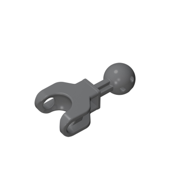 Large Figure Skeletal, Limb, 4L with Ball Joint on Axle and Ball Socket #90611 Dark Bluish Gray