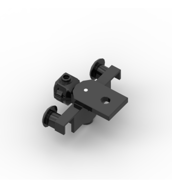 Train Buffer Beam with Sealed Magnets #64424c01 Black