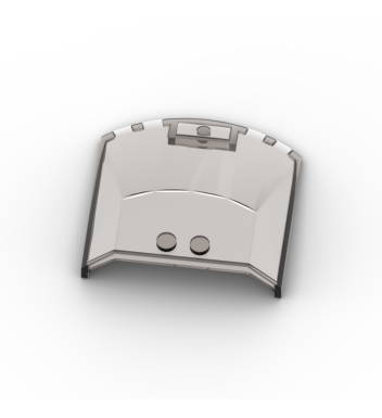 Windscreen 6 x 6 x 1 1/3 #65633 Trans-Black