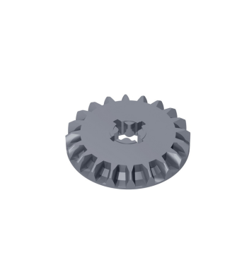 Technic Gear 20 Tooth Bevel #32198 Flat Silver