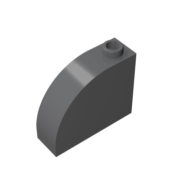 Brick Curved 1 x 3 x 2 #33243 Dark Bluish Gray