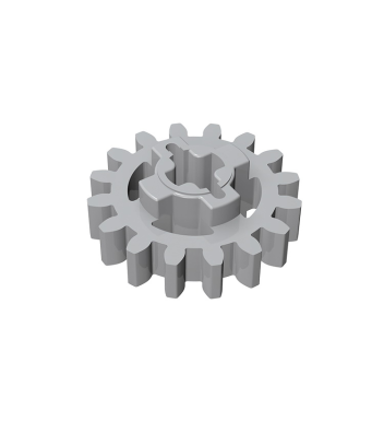 Technic Gear 16 Tooth Reinforced New Style #94925 Light Bluish Gray