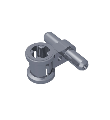 Pneumatic Hose Connector with Axle Connector #99021 Flat Silver