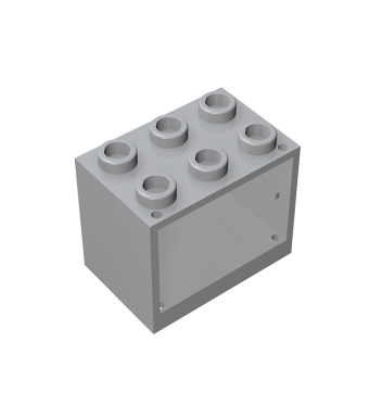 Cupboard 2 x 3 x 2 #92410 Light Bluish Gray