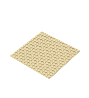 Baseplate 16 x 16 #6098 Tan